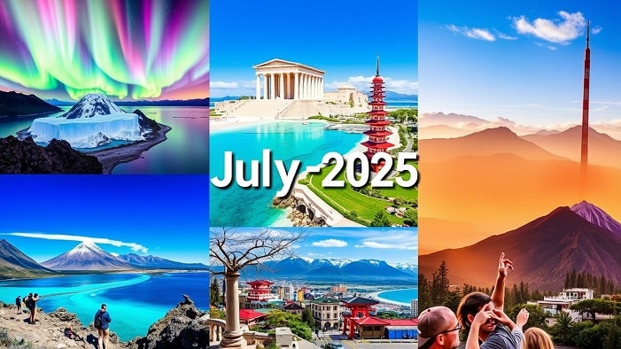 Best Places to Travel in July