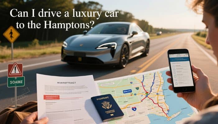 Drive a Luxury Car To The Hamptons