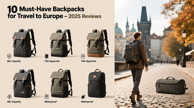 backpack for travel to europe