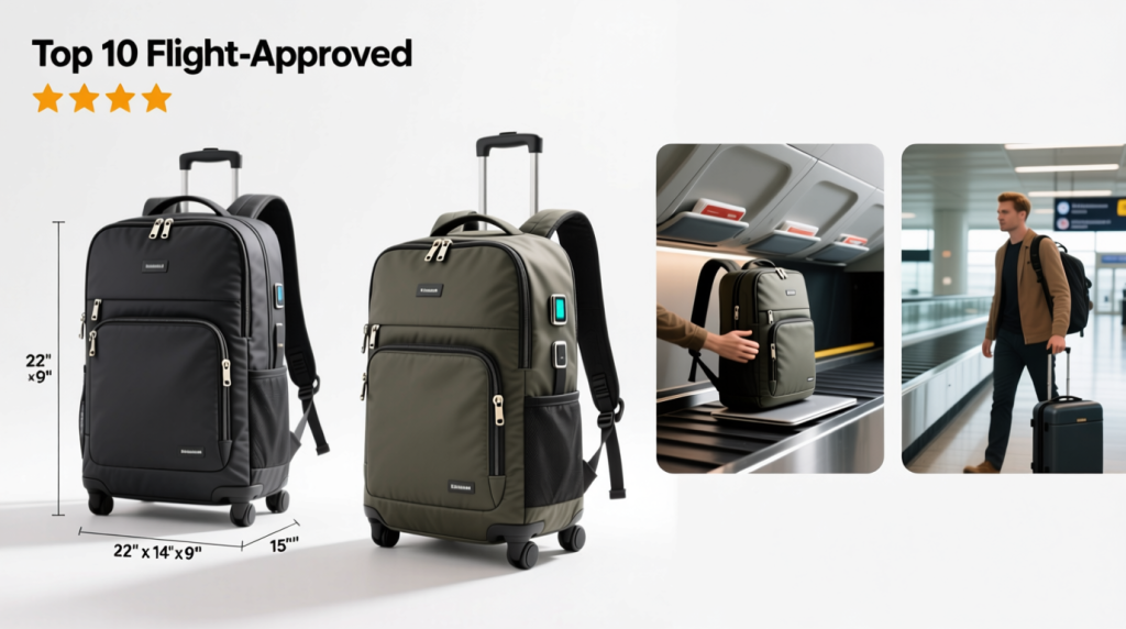 Top 10 best Travel Backpack Carry On Flight Approveds review