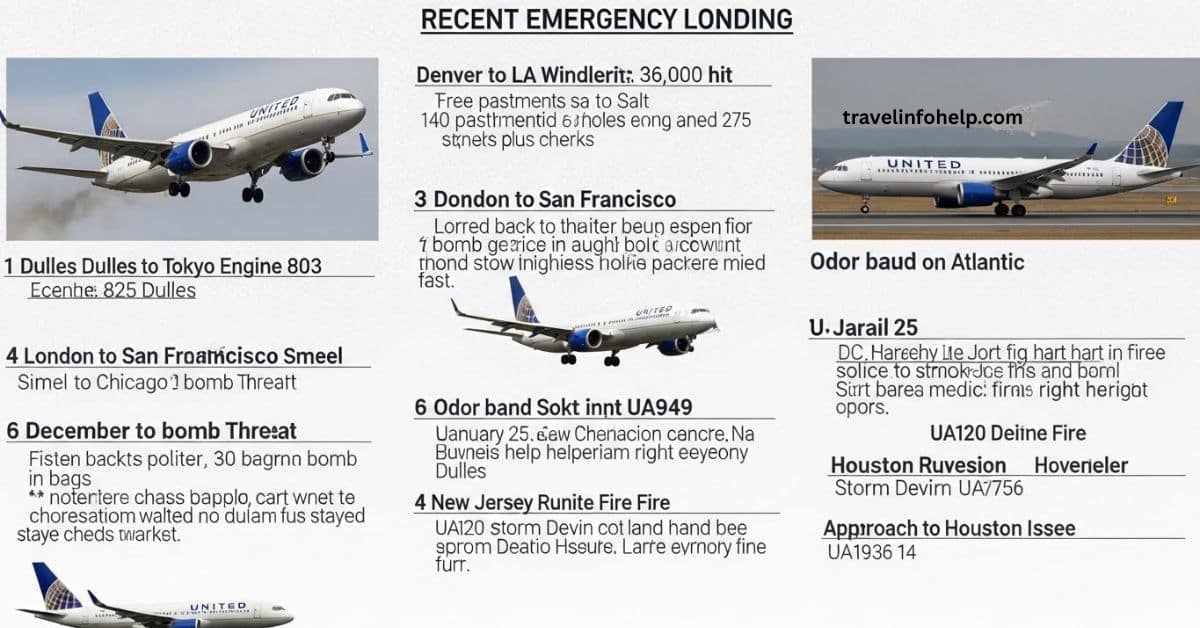 united airlines flight emergency landing