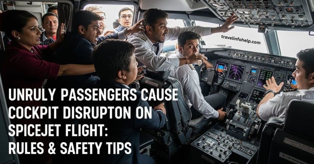 unruly passengers cockpit disruption spicejet