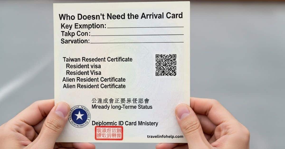 taiwan digital arrival card requirement